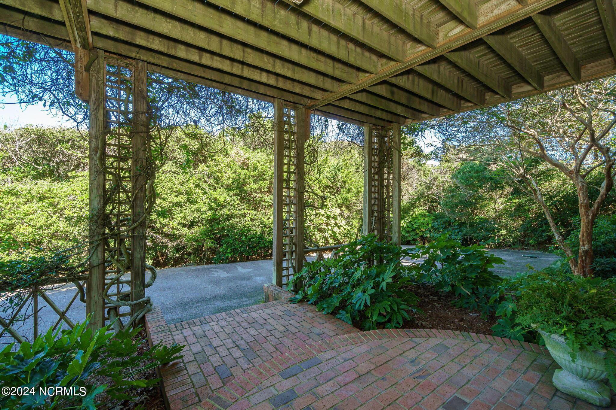 209 Salter Path Road Pine Knoll Shores, NC 28512 - Photo 48 of 73 Covered front patio