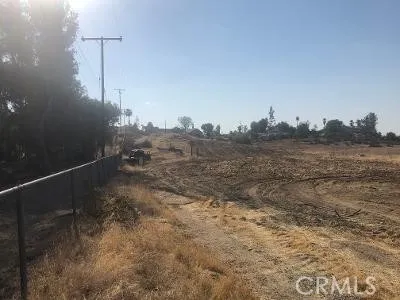 a view of a dry yard