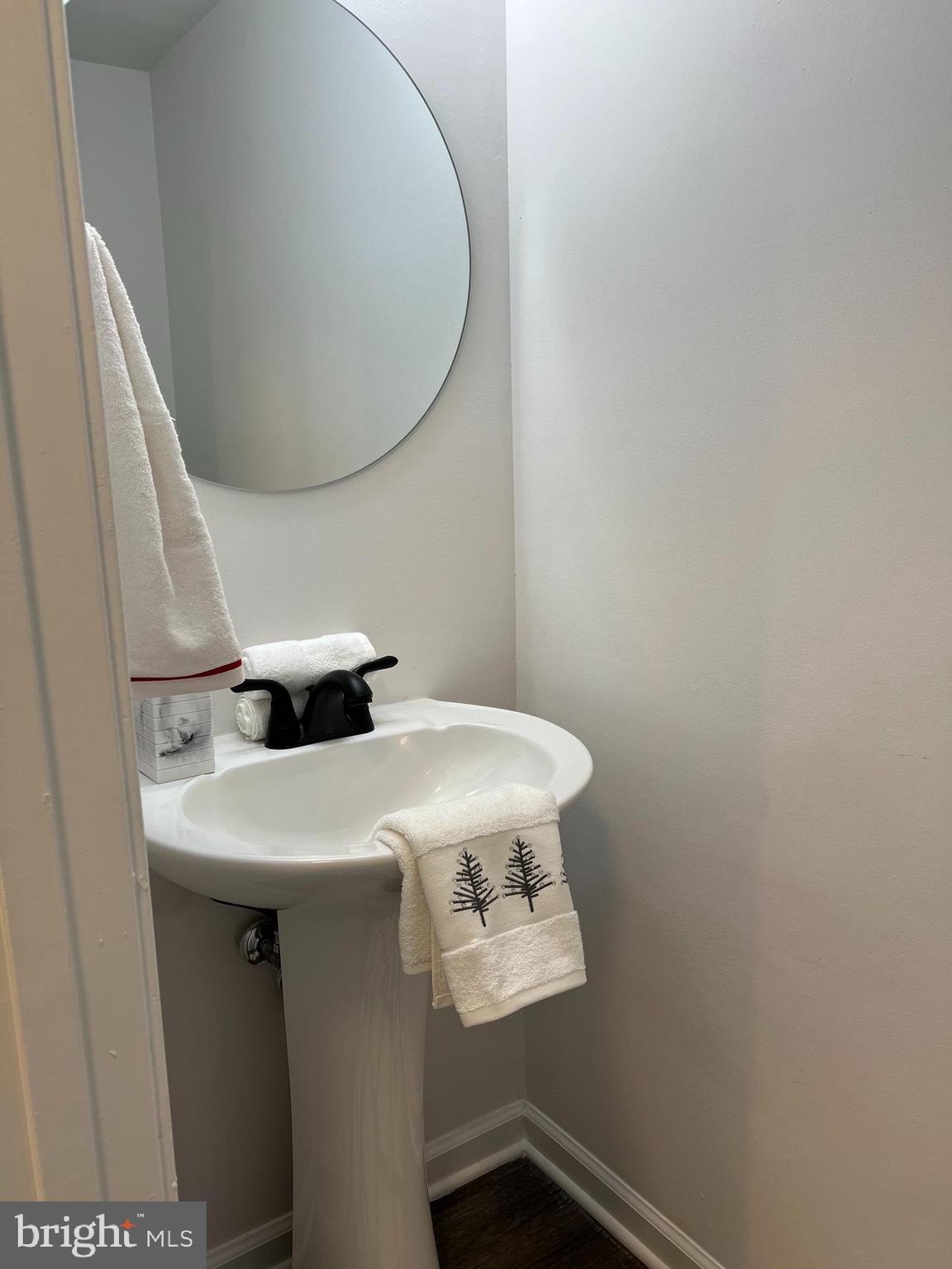 1546 Scandia Circle Reston, VA 20190 - Photo 22 of 24 a bathroom with a sink and mirror