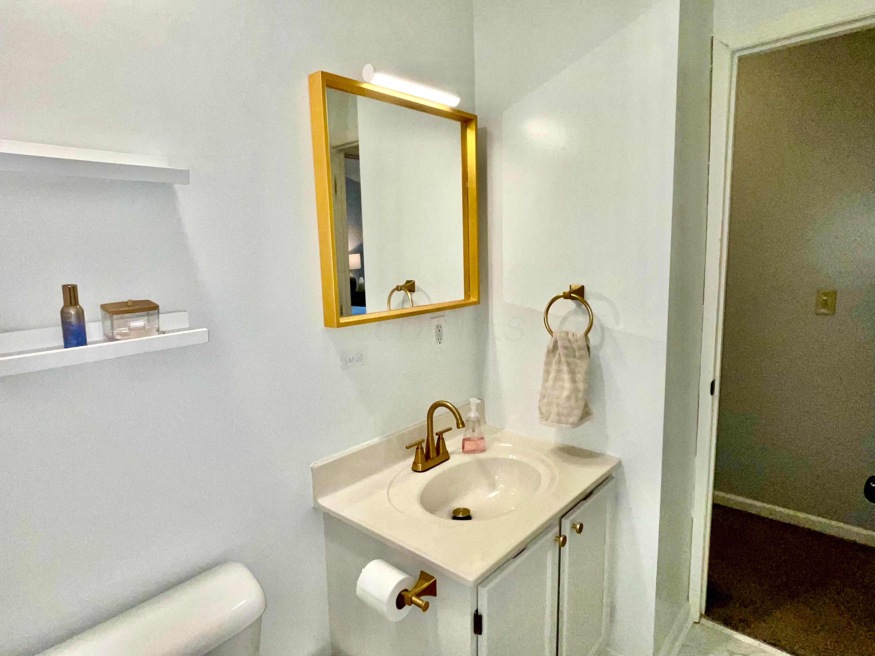 160 Kettering Bend Delaware, OH 43015 - Photo 30 of 49 Newer mirror with light is great for being able to see details.