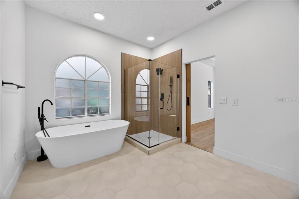 8618 Valley Ridge Court Orlando, FL 32818 - Photo 9 of 24 a spacious bathroom with a tub and a mirror