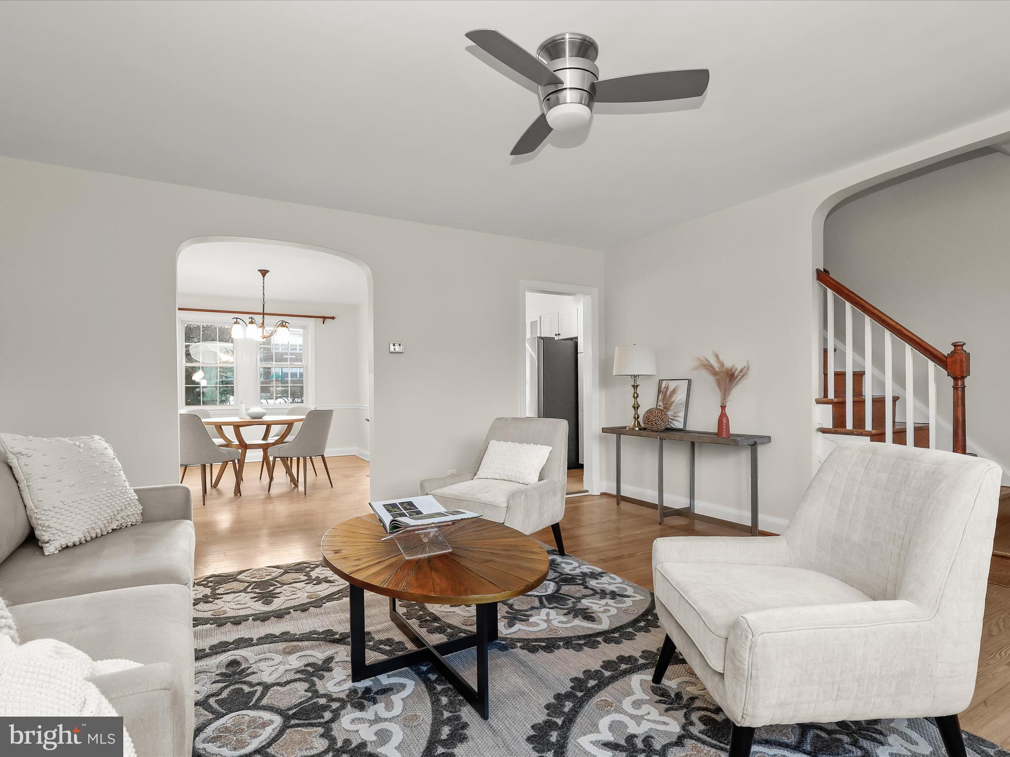 317 Overbrook Road Baltimore, MD 21212 - Photo 11 of 52 a living room with furniture and a wooden floor