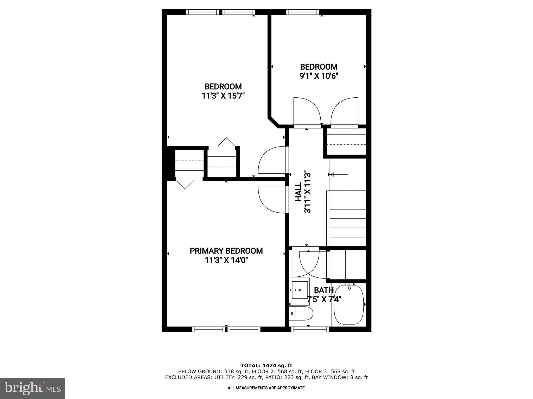317 Overbrook Road Baltimore, MD 21212 - Photo 48 of 52 Upper Level Floor Plan