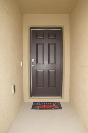 a view of an entryway door