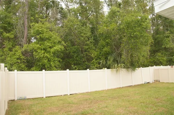 a view of an outdoor space and a yard