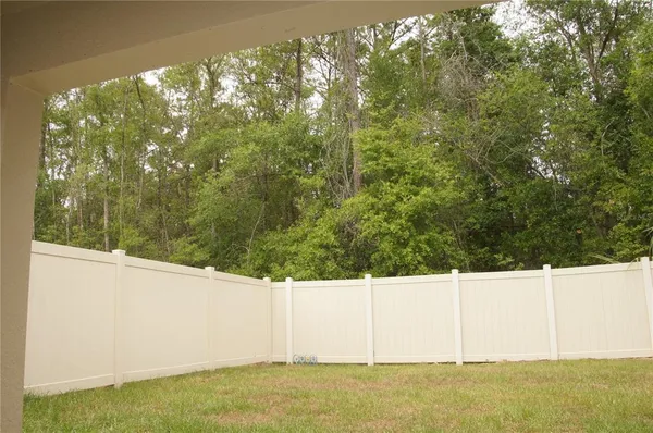 a view of an outdoor space and a yard