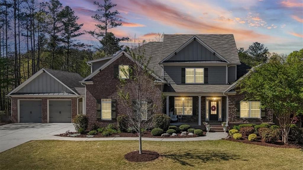 802 Double Branches Lane Dallas, GA 30132 - Photo 1 of 80 a front view of a house with a yard