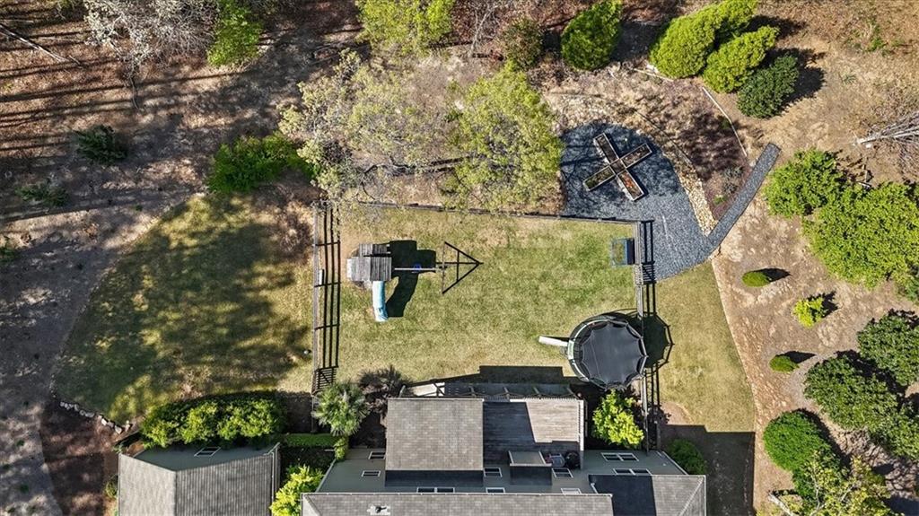 802 Double Branches Lane Dallas, GA 30132 - Photo 71 of 80 an aerial view of a house with garden space and street view