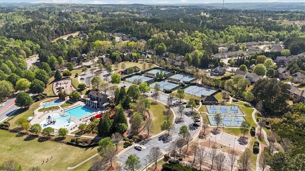 802 Double Branches Lane Dallas, GA 30132 - Photo 74 of 80 an aerial view of residential houses with outdoor space
