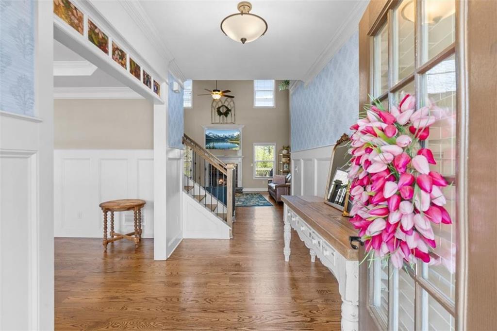 802 Double Branches Lane Dallas, GA 30132 - Photo 9 of 80 a view of an entryway with wooden floor