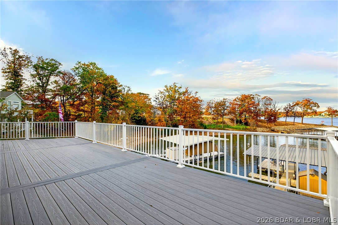 331 Hollow Oak Road Sunrise Beach, MO 65079 - Photo 23 of 66 Upgraded composite decking.