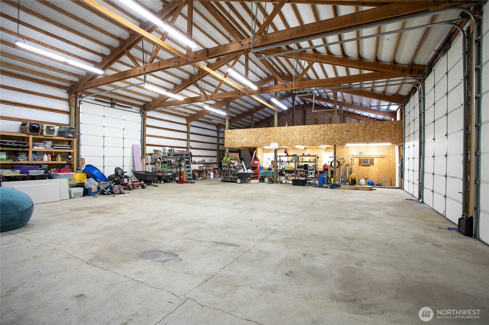 6068 East Hemmi Road Bellingham, WA 98226 - Photo 32 of 40 a view of a garage with storage