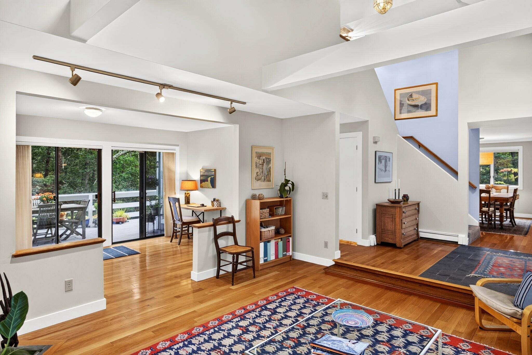 21 Cahoon Road Brewster, MA 02631 - Photo 10 of 46 Living Room, Flex Room at Left
