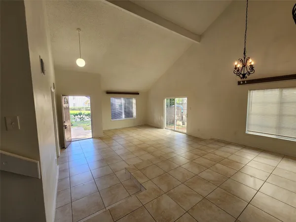 a view of livingroom with natural light