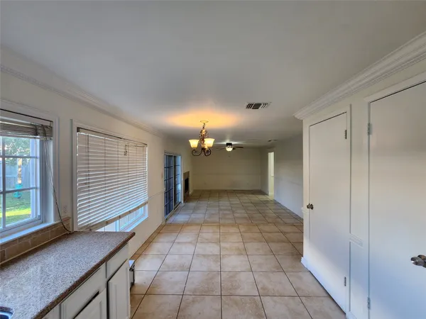 a view of a livingroom with a staircase