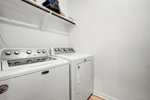 a view of a lake with a yard