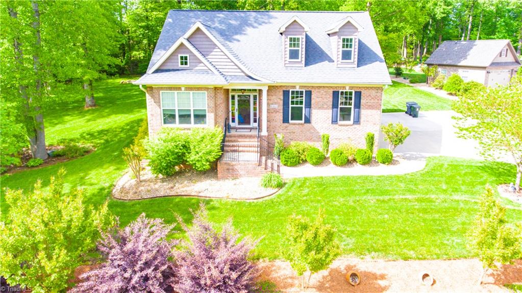 8442 Alice Player Drive Oak Ridge, NC 27310 - Photo 1 of 30 Drone Photography of front