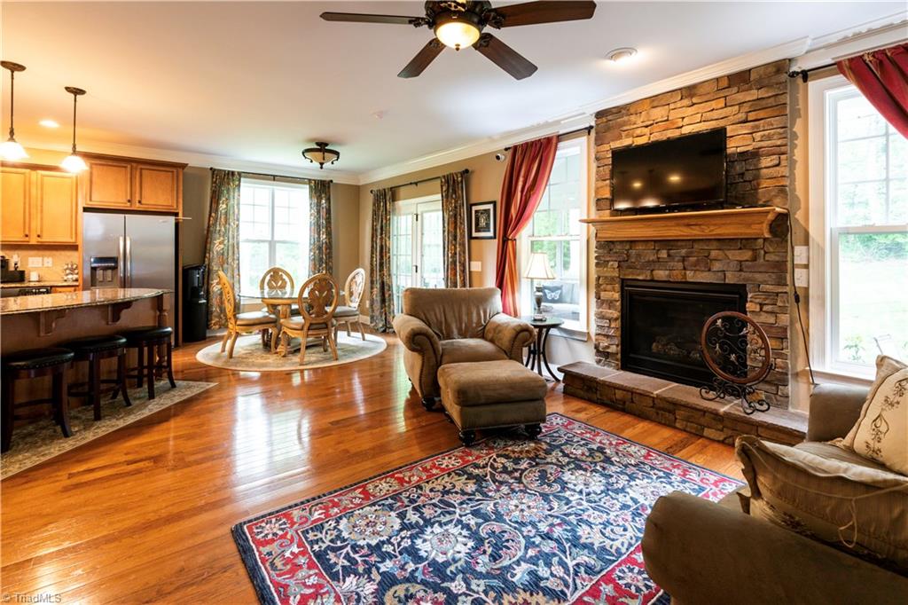 8442 Alice Player Drive Oak Ridge, NC 27310 - Photo 10 of 30 Living Room 2