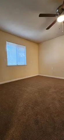 an empty room with an entryway