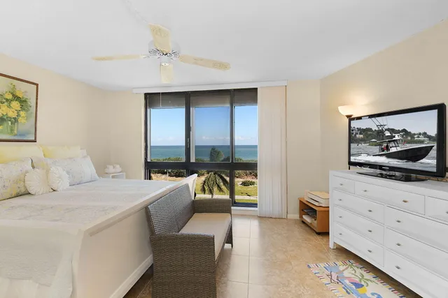 a view of an ocean and beach