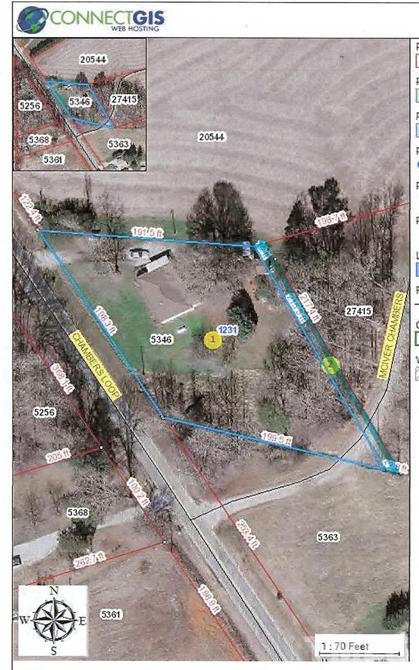 1231 Chambers Loop Road Timberlake, NC 27583 - Photo 22 of 22 Property is highlighted in the blue
