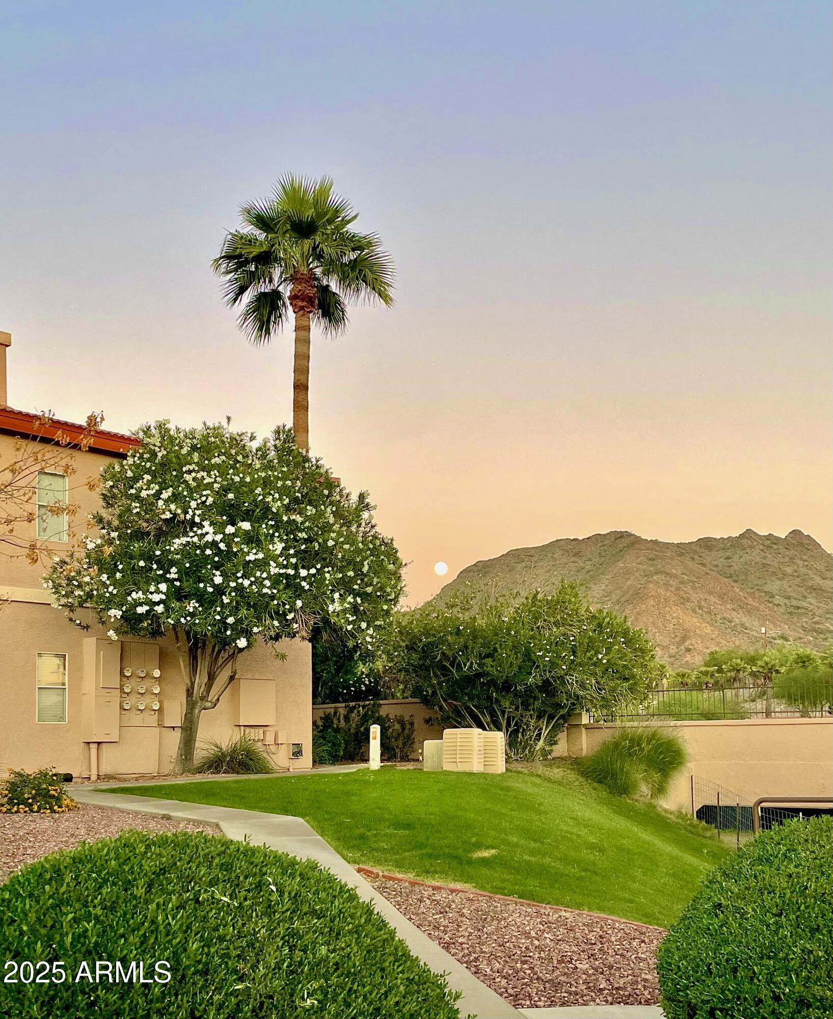 10410 North Cave Creek Road, Unit 2005 Phoenix, AZ 85020 - Photo 22 of 22 a front view of a house with a yard and garage