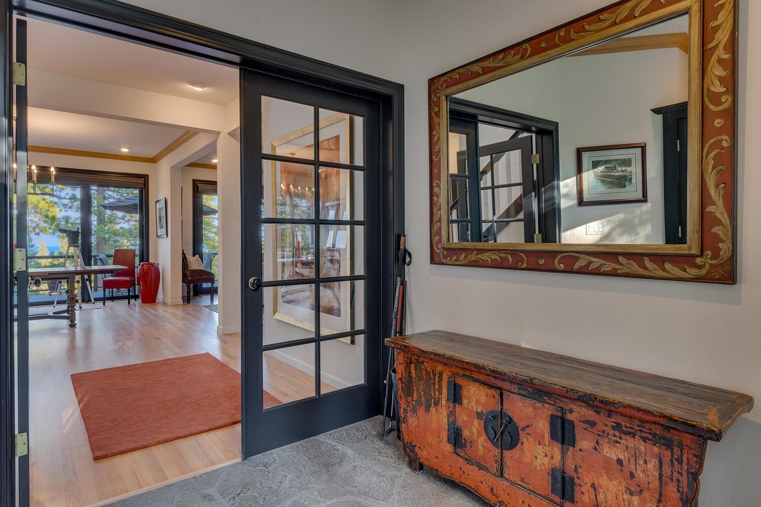 260 Old County Road Carnelian Bay, CA 96140 - Photo 6 of 28 a view of living room and workspace