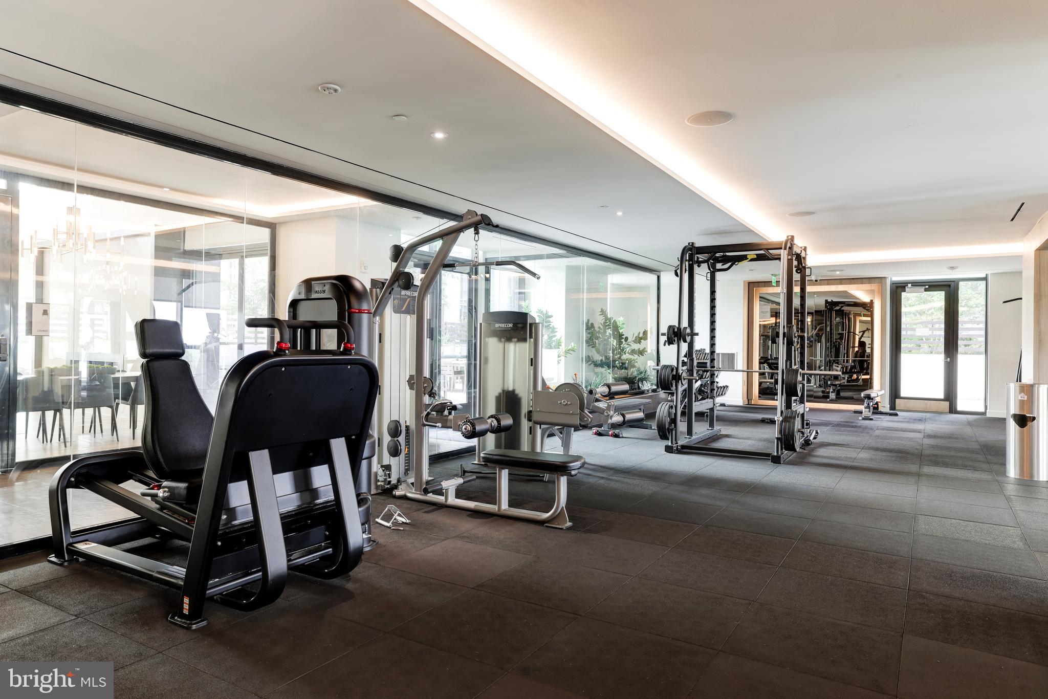 1650 Silver Hill Drive, Unit 23091 McLean, VA 22102 - Photo 75 of 86 a view of a room with gym equipment