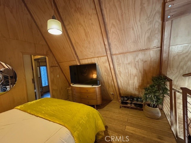 10-ac Beasore Road Bass Lake, CA 93604 - Photo 7 of 15 a bedroom with a bed and a flat screen tv