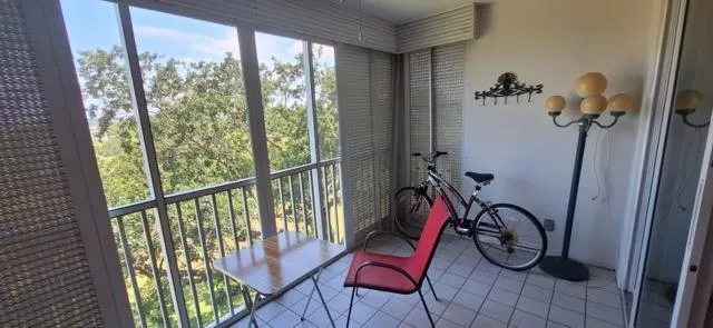 a view of an outdoor space and a yard