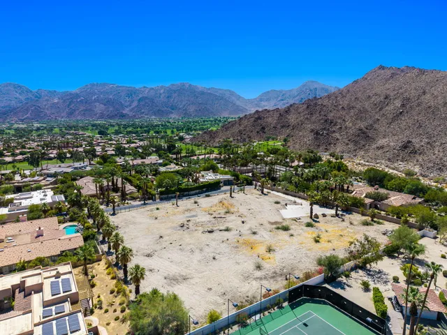 an aerial view of beach with outdoor space