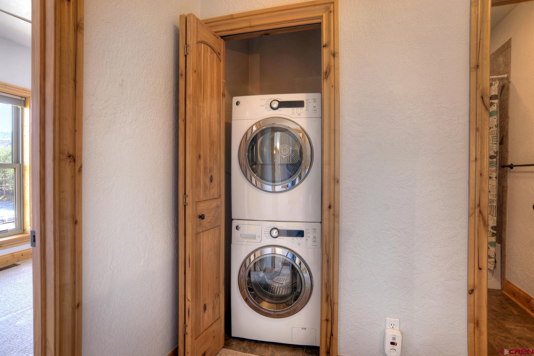 2855 Main Avenue, Unit A204 Durango, CO 81301 - Photo 25 of 45 a utility room with dryer and washer
