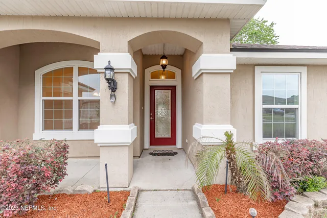 a front view of a house with a porch