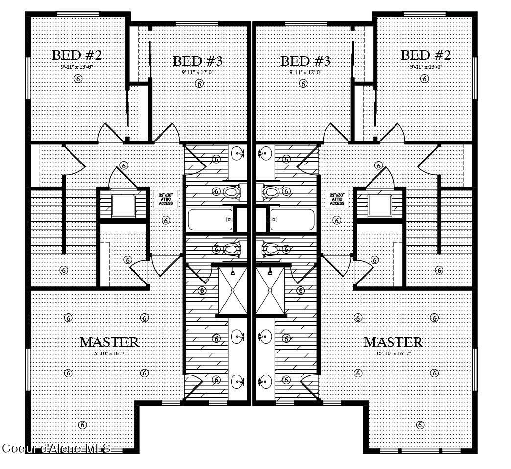 619 North Galbraith Loop Post Falls, ID 83854 - Photo 15 of 15 Upper Floor Plan