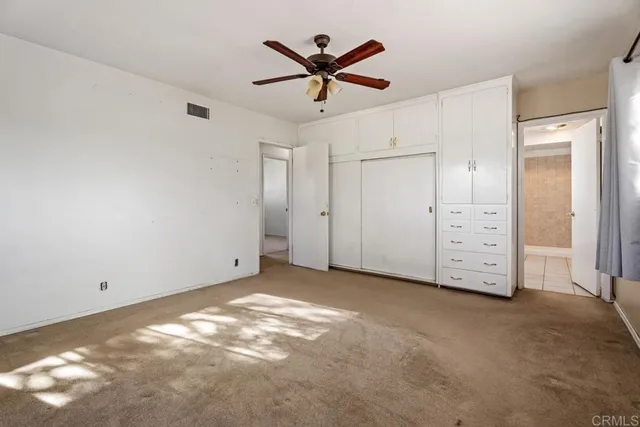 a view of an empty room