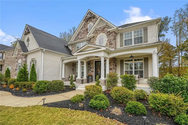 front view of the house