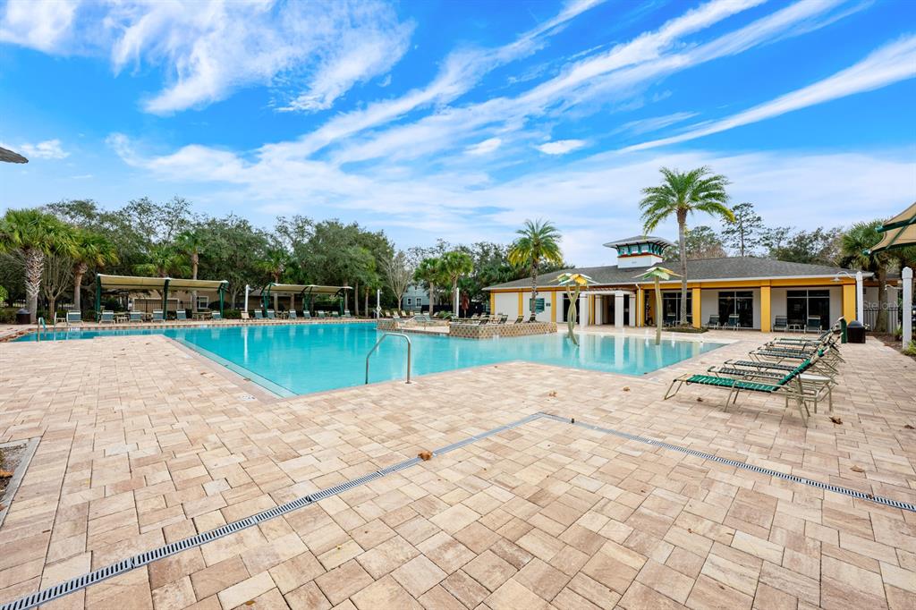 1398 Riley Circle Deland, FL 32724 - Photo 22 of 29 a view of house with swimming pool and sitting area