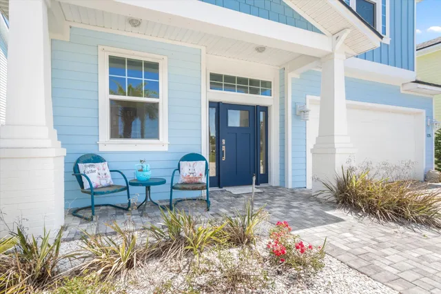 a front view of house with yard