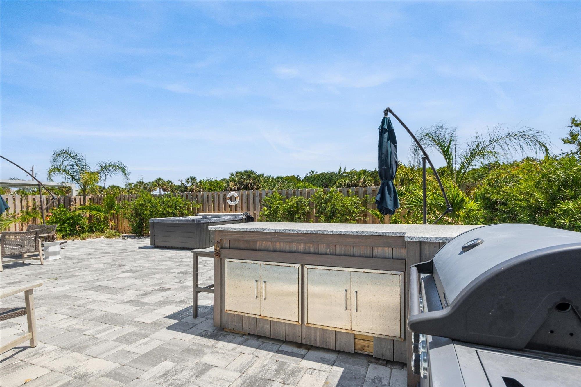 125 5th Street St. Augustine, FL 32080 - Photo 43 of 51 a view of a terrace with a bench