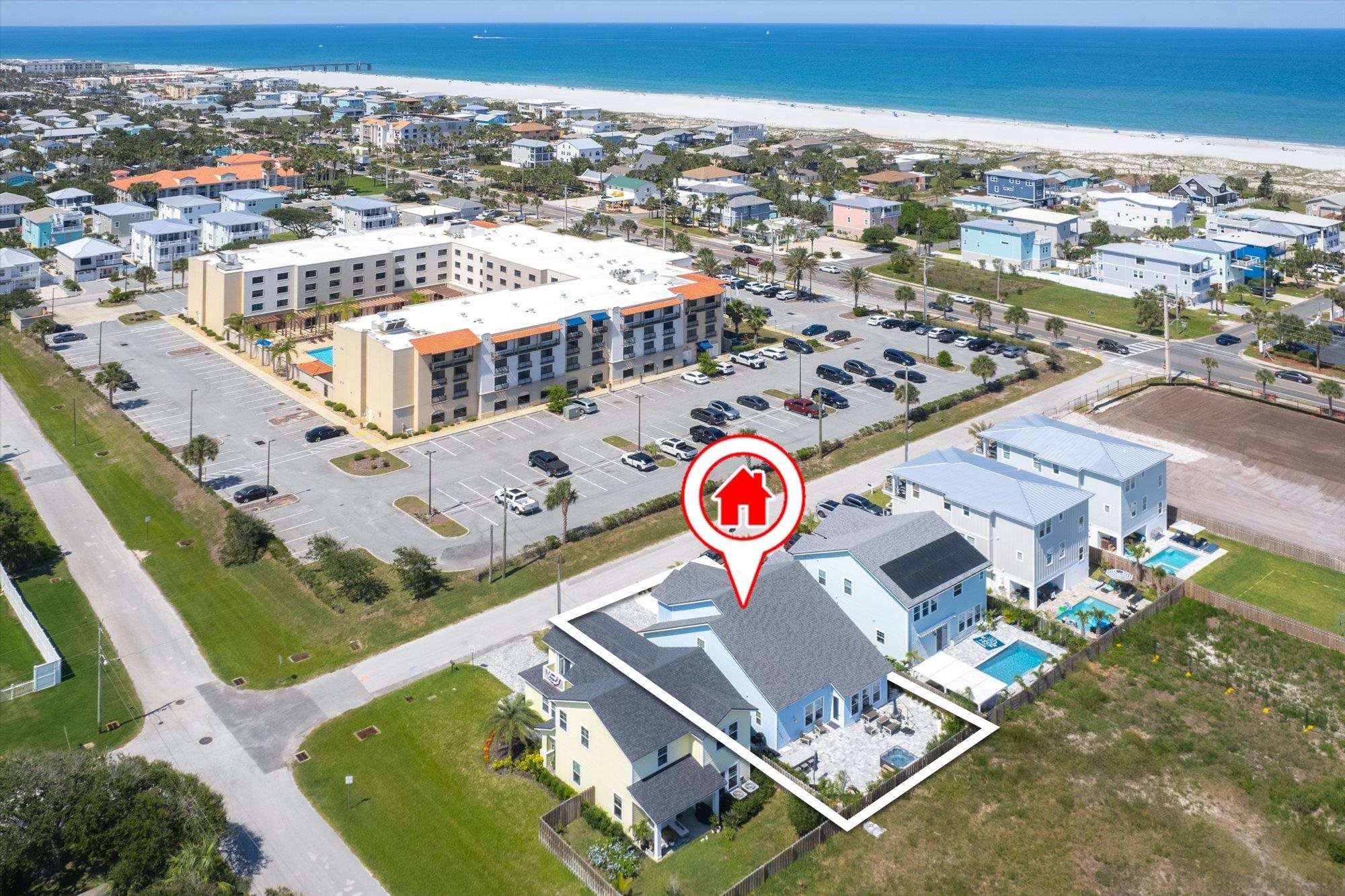 125 5th Street St. Augustine, FL 32080 - Photo 45 of 51 an aerial view of a city