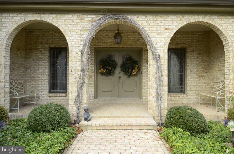 10531 Wickens Road Vienna, VA 22181 - Photo 21 of 30 Portico Overlooks Formal Gardens & Walkway