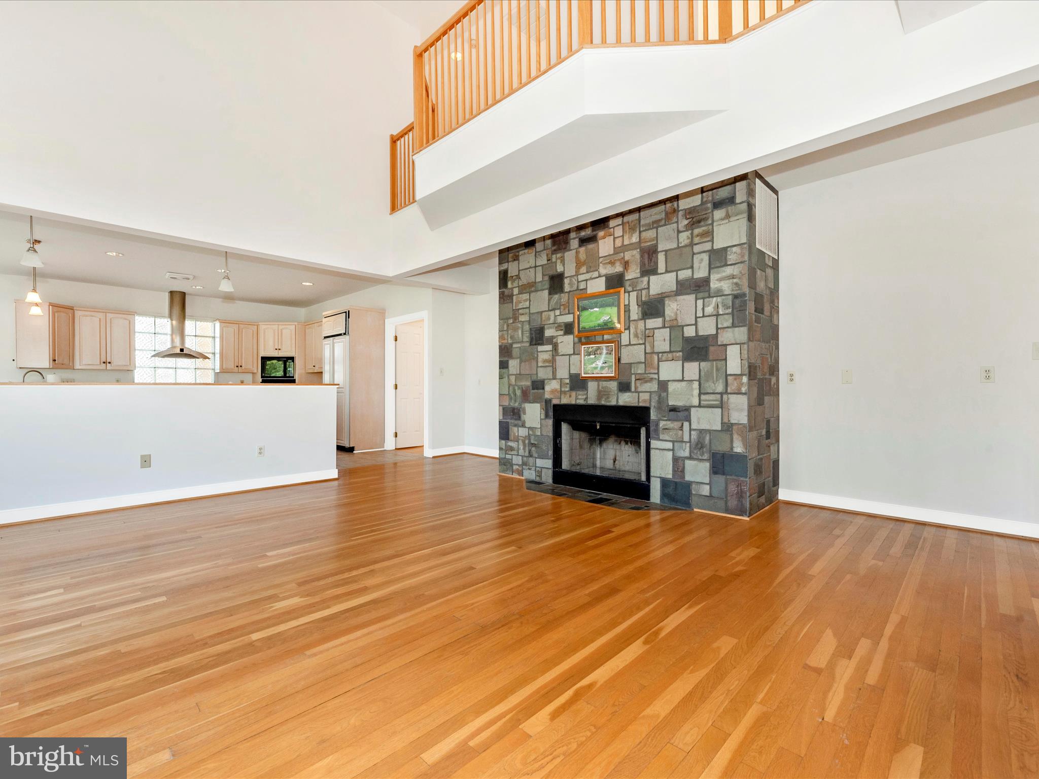 12 Barley Field Court Dickerson, MD 20842 - Photo 33 of 103 a view of empty room with wooden floor and fireplace