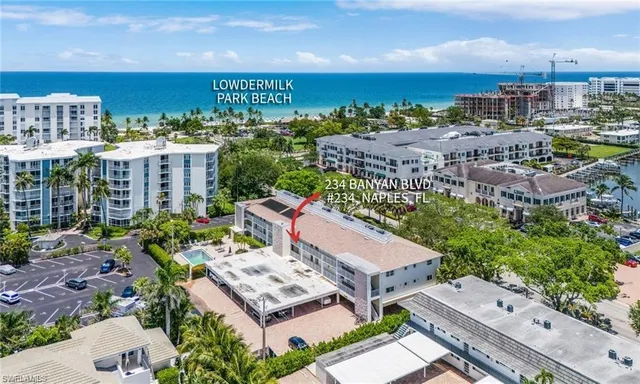 a view of a city that has tall buildings