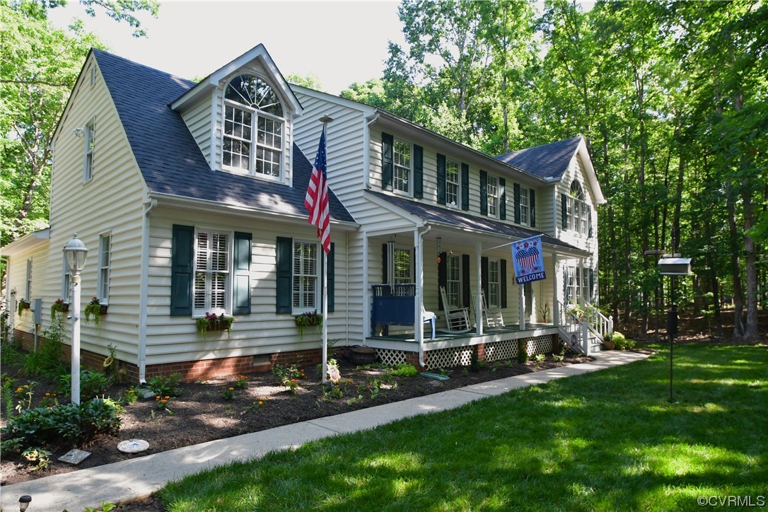 1438 Palmore Road Powhatan, VA 23139 - Photo 1 of 41 Large front porch for morning coffee.