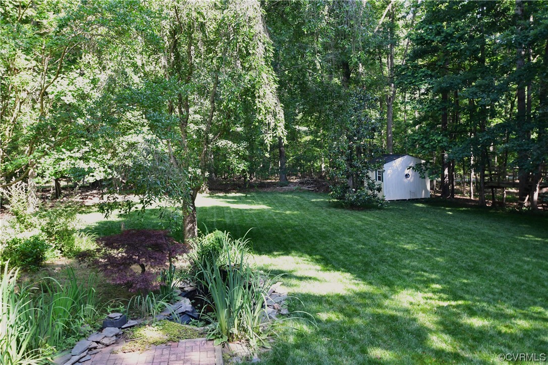 1438 Palmore Road Powhatan, VA 23139 - Photo 38 of 41 Another view of back yard and shed.