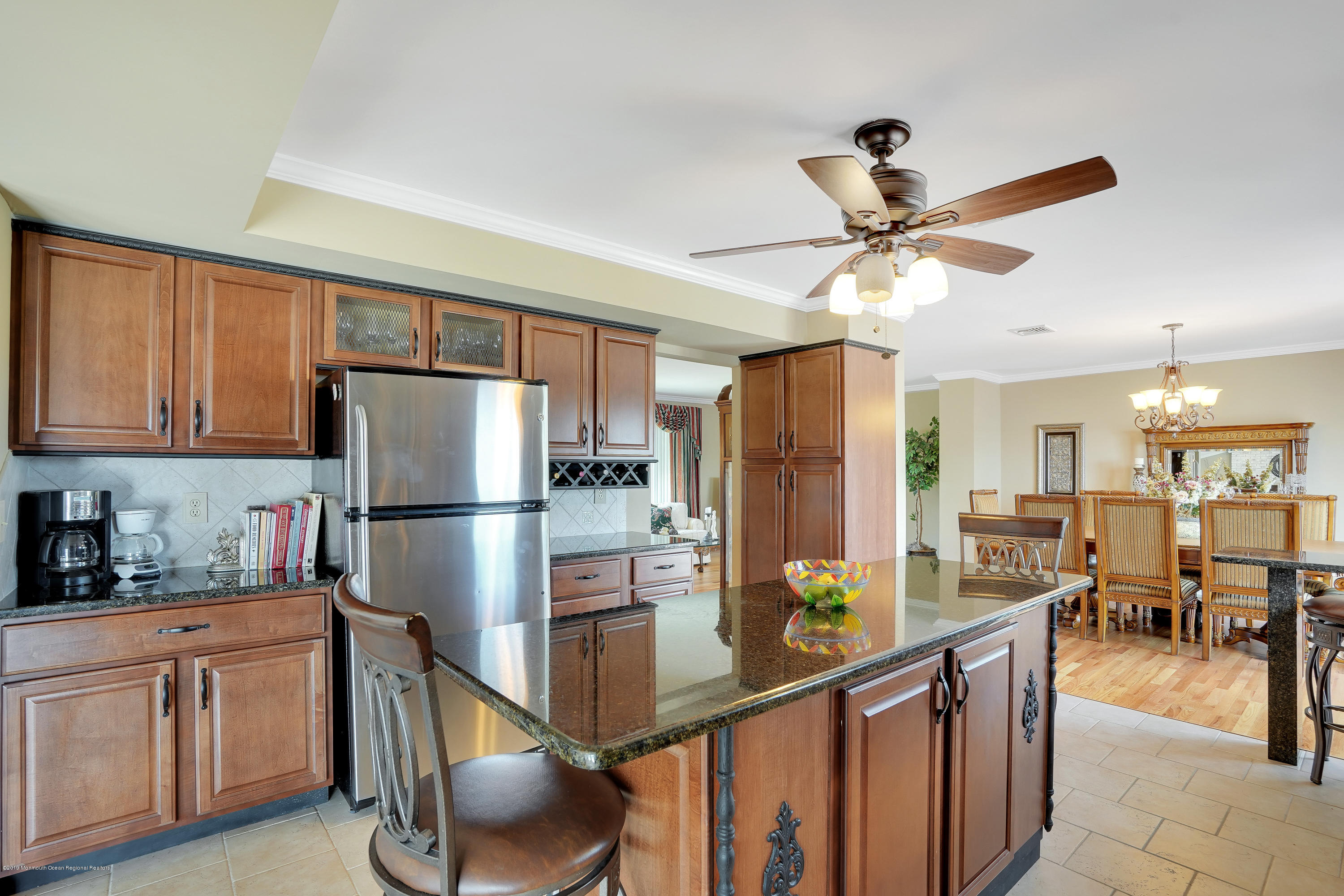 33 Hulse Landing Road Brick, NJ 08723 - Photo 8 of 42 a kitchen with stainless steel appliances granite countertop a refrigerator a stove a sink dishwasher and a refrigerator