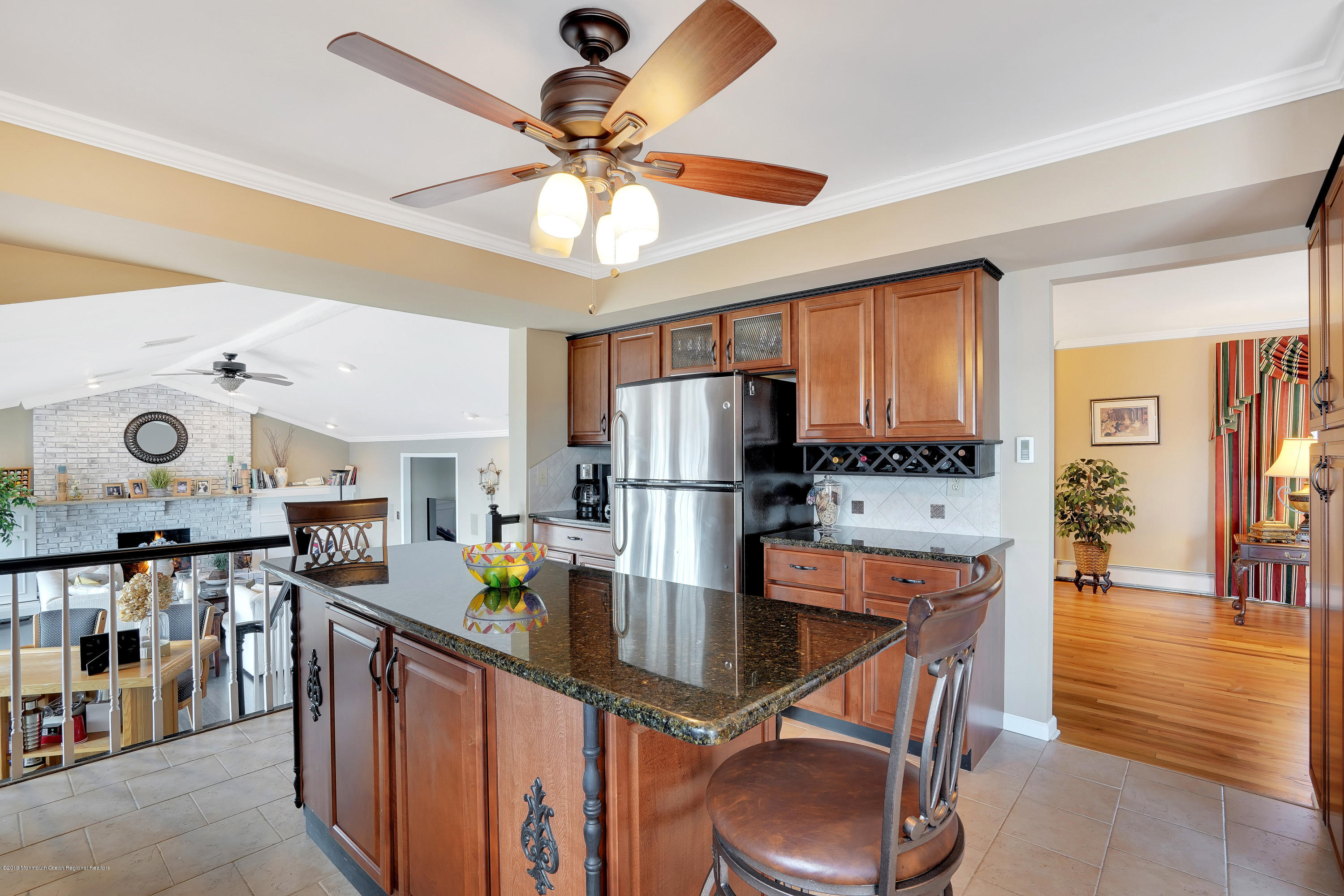 33 Hulse Landing Road Brick, NJ 08723 - Photo 10 of 42 a kitchen with stainless steel appliances granite countertop a stove refrigerator and cabinets