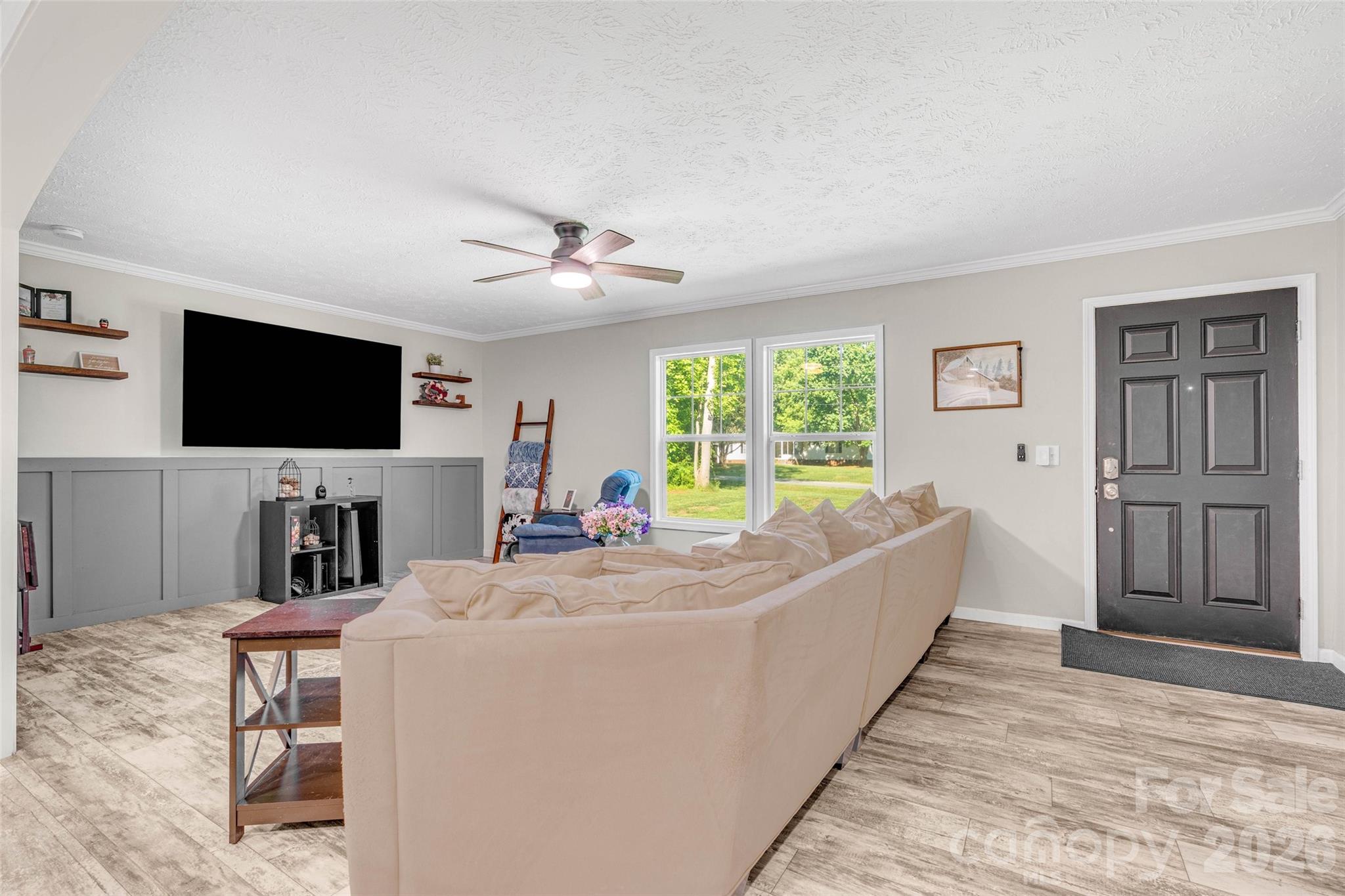5007 Carlos Road Catawba, NC 28609 - Photo 14 of 29 a living room with furniture and a flat screen tv