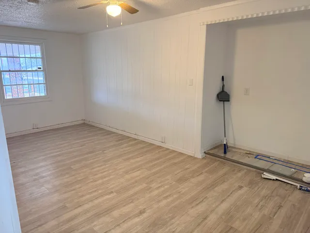 wooden floor in an empty room