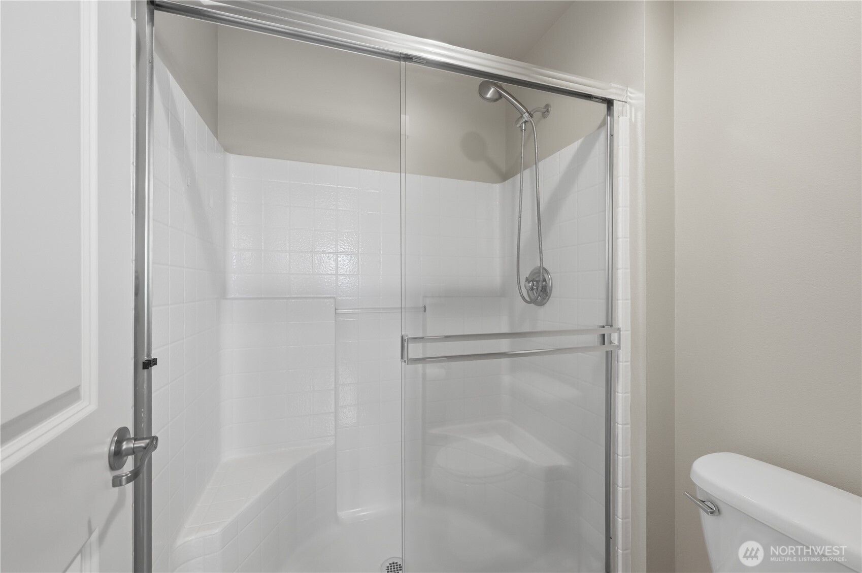 18635 101st Avenue Northeast, Unit 6 Bothell, WA 98011 - Photo 15 of 23 a bathroom with a shower and toilet